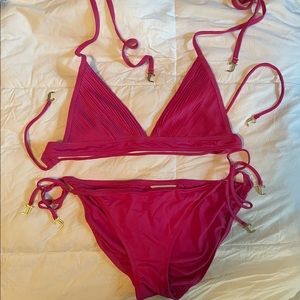 Juicy Couture Beach Royalty bikini M too L bottom